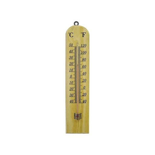 Faithfull Wall Thermometer - Wood 260mm