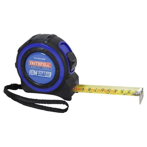 Faithfull Trade Tape Measure 10m/33ft (Width 25mm)