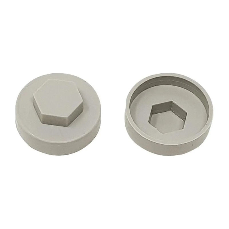 Forgefix TechFast Cover Cap Goosewing Grey 19mm (Pack 100)