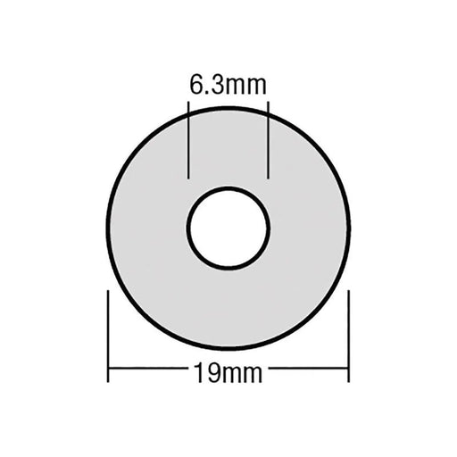 Forgefix TechFast Bonded EPDM Washer 6.3 x 19mm Box 100