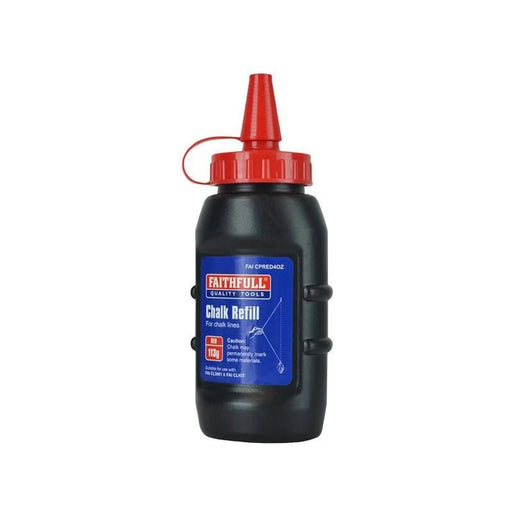 Faithfull Chalk Powder Red 113g