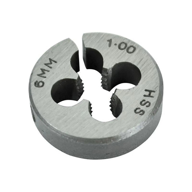 Faithfull HSS Straight Flute Split Die M6 x 1.0, 13/16in OD