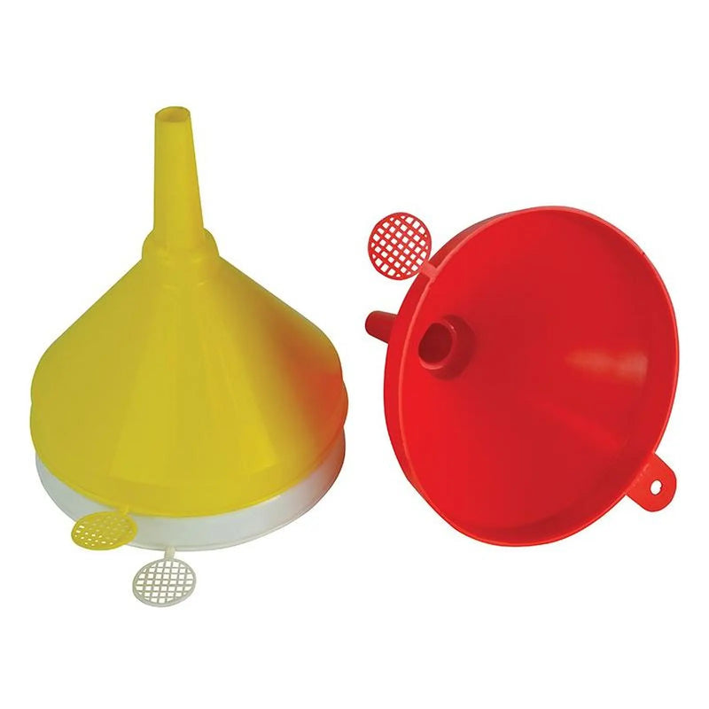 Faithfull Plastic Funnel 150mm Set, 3 Piece