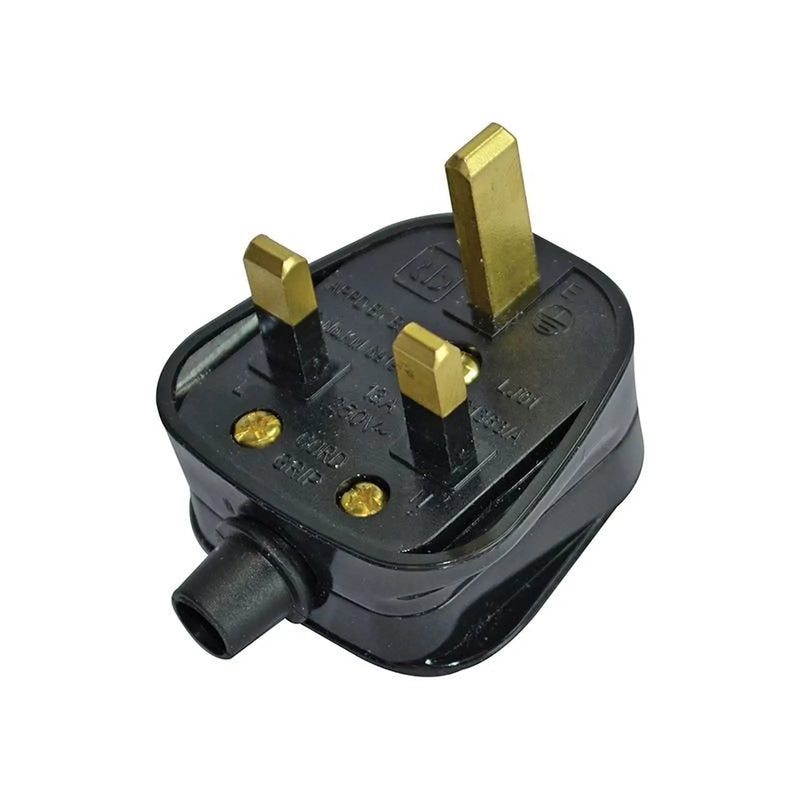 Faithfull Power Plus Black Plug 13A