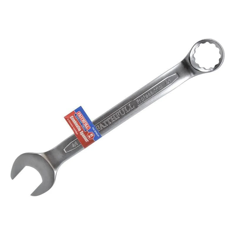 Faithfull Combination Spanner CV Satin Finish 41mm