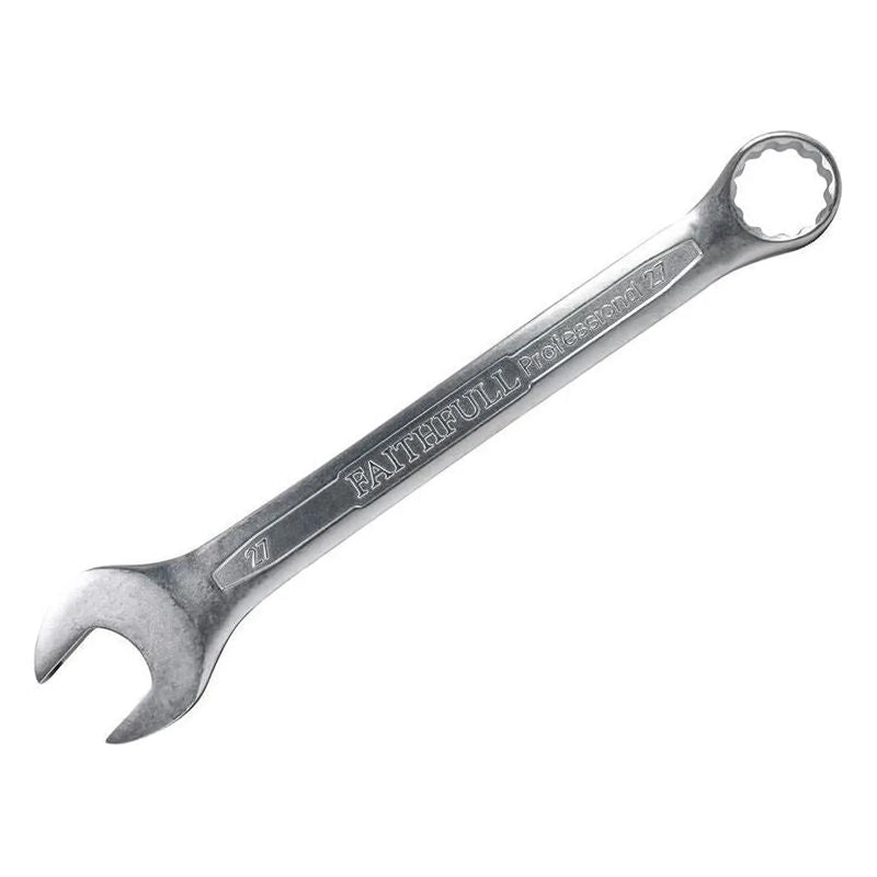 Faithfull Combination Spanner CV Satin Finish 27mm