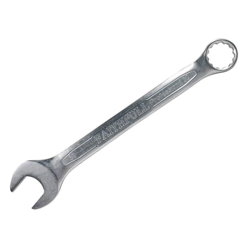 Faithfull Combination Spanner CV Satin Finish 30mm