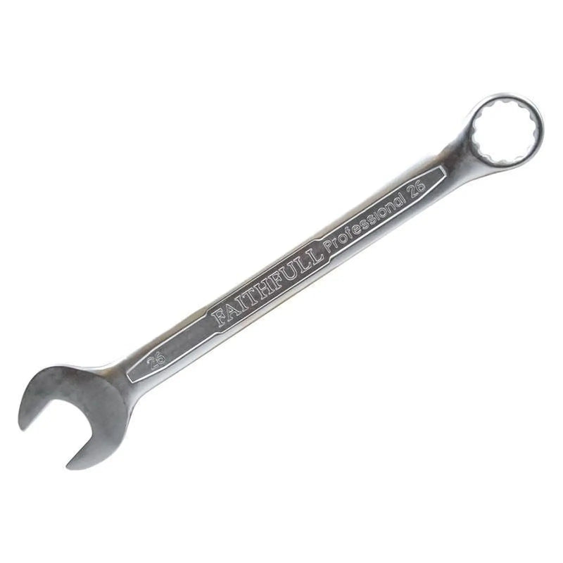 Faithfull Combination Spanner CV Satin Finish 26mm