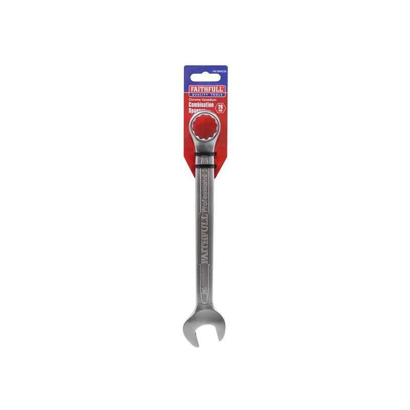Faithfull Combination Spanner CV Satin Finish 26mm