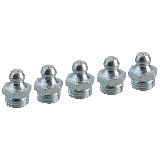 Faithfull Grease Nipple Straight M10 x 1.0 (Pack 5)