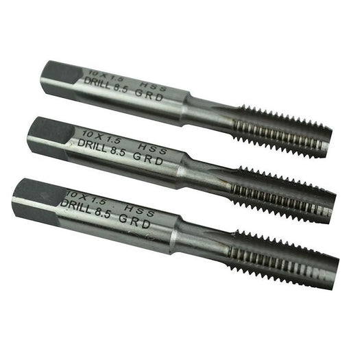 Faithfull HSS Straight Flute Tap Set M10 x 1.50, 3 Piece