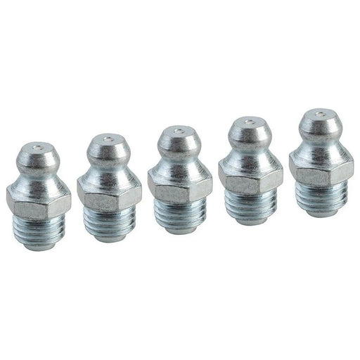 Faithfull Grease Nipple Straight M8 x 1.0 (Pack 5)
