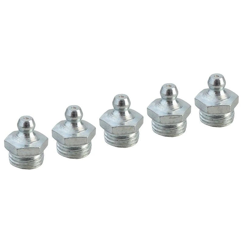 Faithfull Grease Nipple Straight 1/4in BSP (Pack 5)