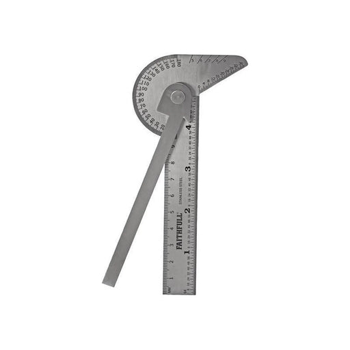 Faithfull Multi Purpose Angle Protractor 100mm (4in)