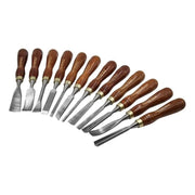 Faithfull Wood Carving Chisels Set in Case, 12 Piece
