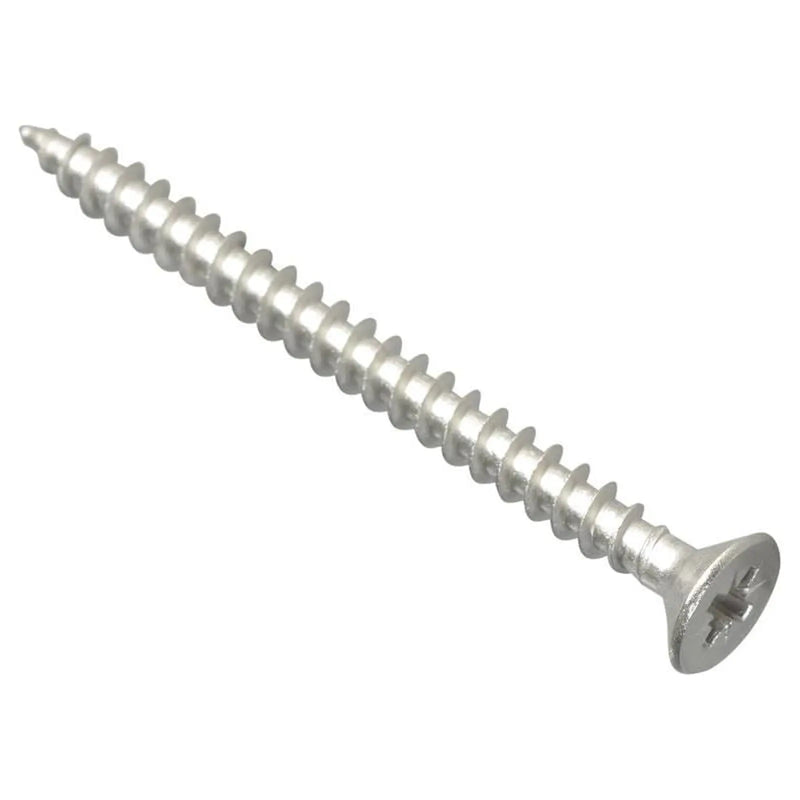 Forgefix Multi-Purpose Pozi Compatible Screw CSK ST S/Steel 5.0 x 60mm Box 100