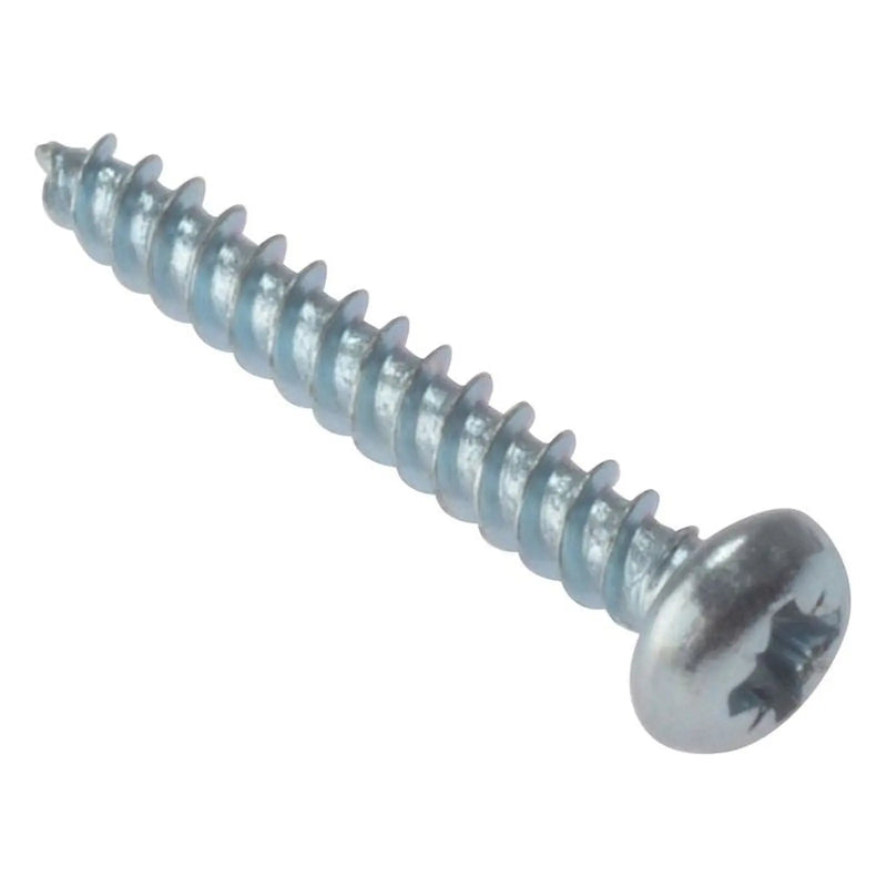 Forgefix General Purpose Pozi Compatible Screw Round Head TT ZP 1in x 8 Box 200
