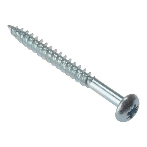 Forgefix General Purpose Pozi Compatible Screw Round Head TT ZP 2in x 10 Box 200