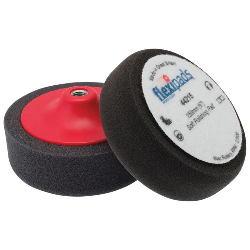 Flexipads World Class Black Polishing Foam 150 x 50mm GRIP®