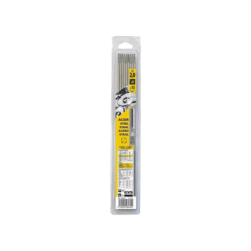 Gys Welding Rutile Electrodes Steel 2.0mm (Pack 13)