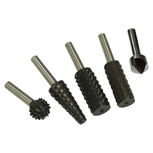Faithfull Rotary Rasps (4) & Countersink (1) Set