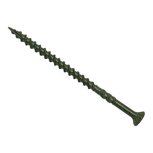 Forgefix Spectre™ Advanced Deck PZ Compatible Screw CSK Green 5.0 x 100mm Box 100