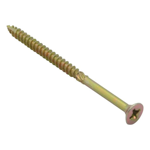 Forgefix Spectre™ PZ Compatible Wood Screw CSK ZYP 5.0 x 100mm Box 100