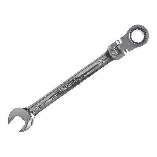 Faithfull Ratchet Combination Spanner Flex Head CV 13mm