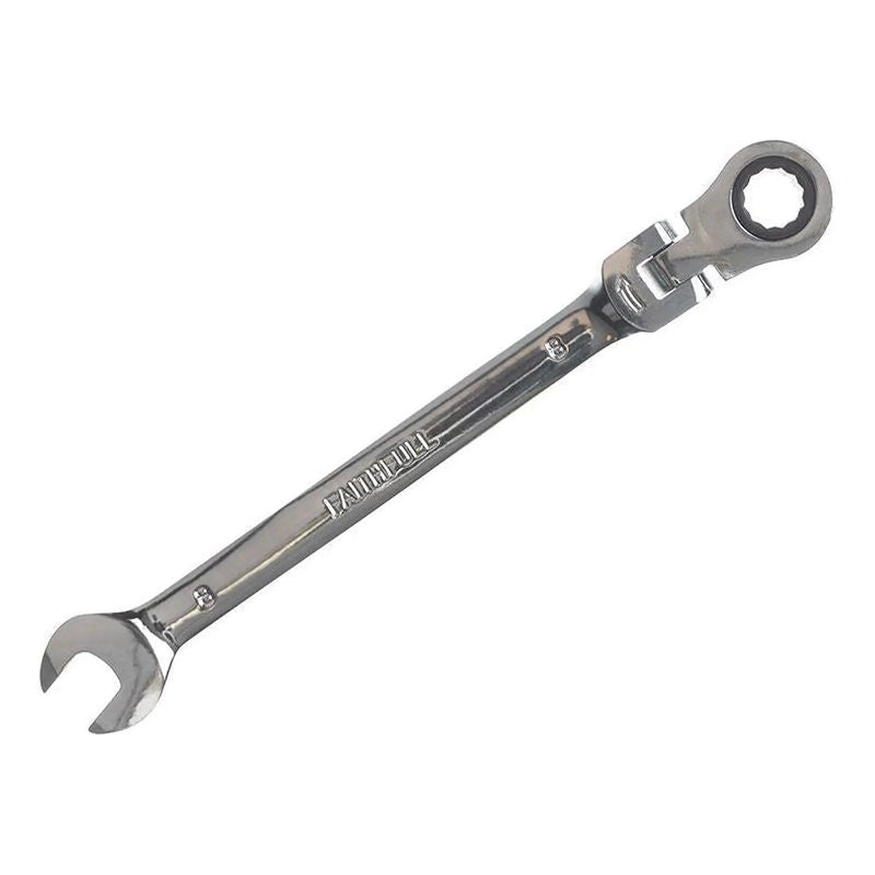 Faithfull Ratchet Combination Spanner Flex Head CV 8mm