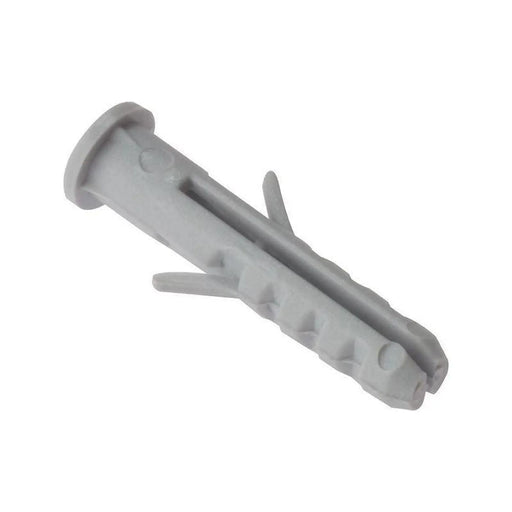 Forgefix Nylon Wall Plug Rimmed M8 x 40mm Bag 100