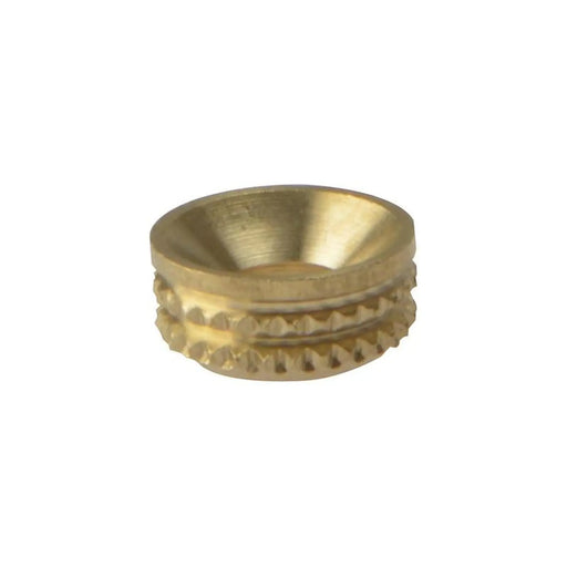 Forgefix Screw Cup Sockets Solid Brass Polished No. 8 Bag 100