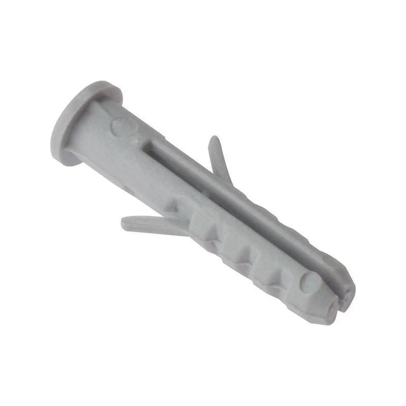 Forgefix Nylon Wall Plug Rimmed M6 x 30mm Bag 100