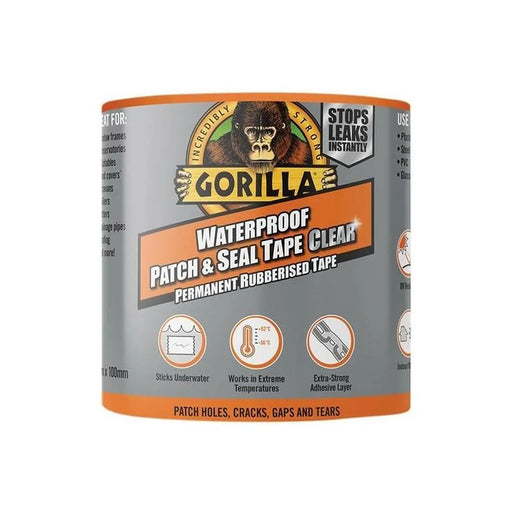 Gorilla Glue Gorilla® Waterproof Patch & Seal Tape 100mm x 2.4m Clear