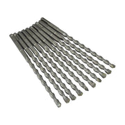 Faithfull SDS Plus Drill Bit 10mm OL: 210mm WL: 150mm Bulk 10