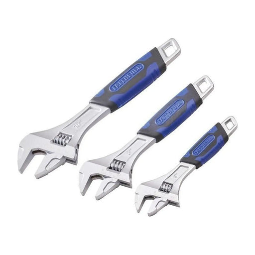 Faithfull Adjustable Spanner Set, 3 Piece
