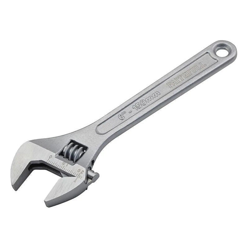 Faithfull Chrome Adjustable Spanner 150mm (6in)