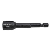 Faithfull Magnetic Impact Nut Driver 8mm x 1/4in Hex