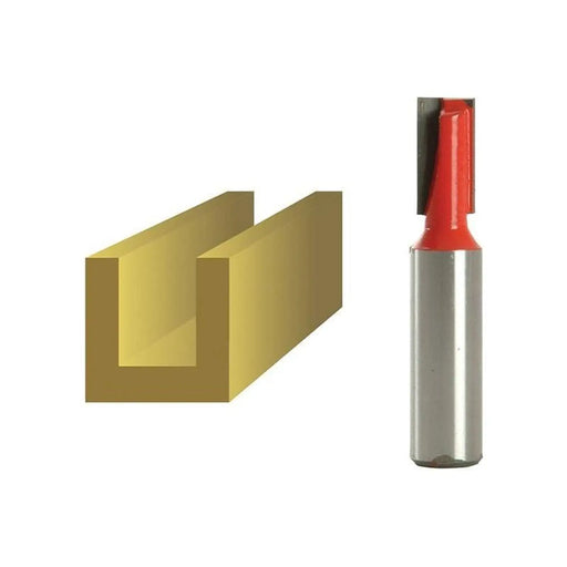 Faithfull Router Bit TCT Two Flute 10.0 x 19mm 1/2in Shank