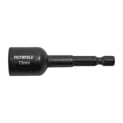 Faithfull Magnetic Impact Nut Driver 13mm x 1/4in Hex