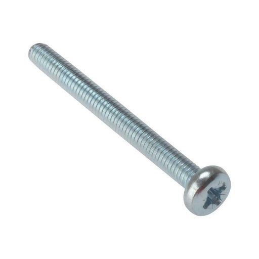 Forgefix Machine Screw Pozi Compatible Pan Head ZP M3 x 8mm Bag 25