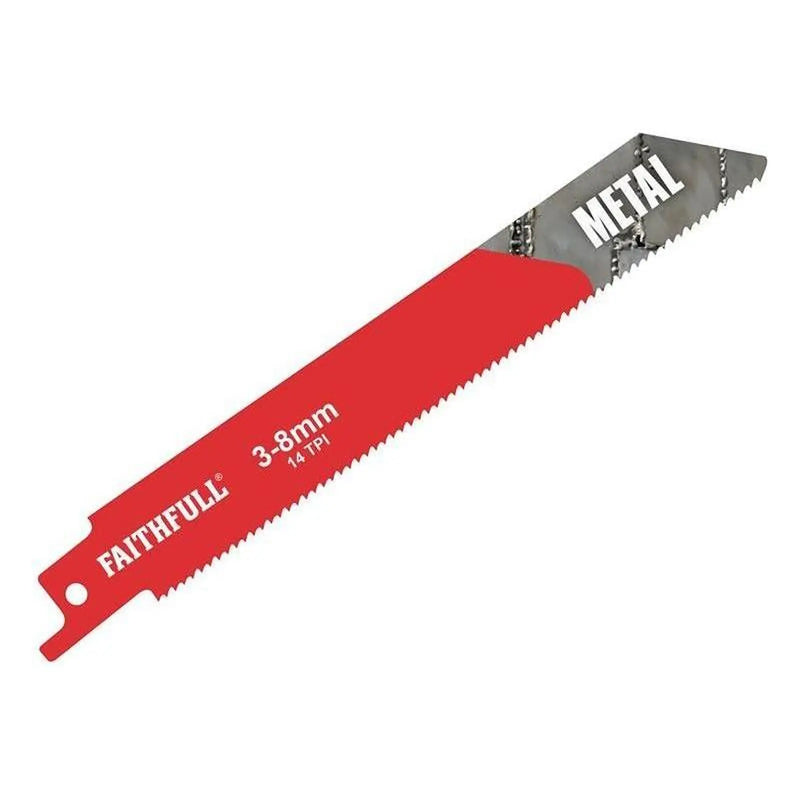 Faithfull S922BF Sabre Saw Blade Metal 150mm 14 TPI (Pack of 5)