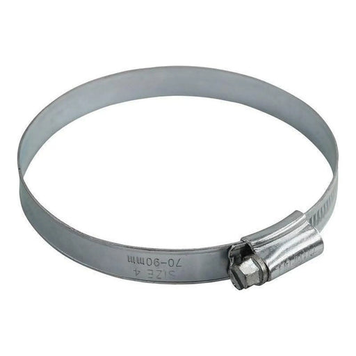 Faithfull 4 Hose Clip - Zinc MSZP 70 - 90mm