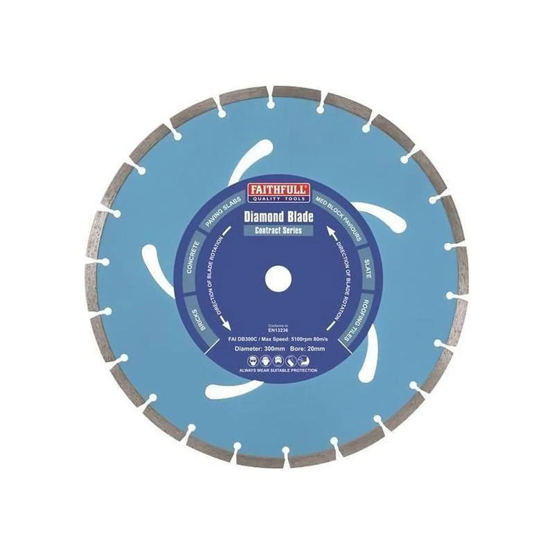Faithfull Contract Diamond Blade 300 x 20mm
