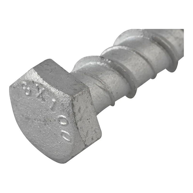 Forgefix Lightning Bolt Hex Head M8 x 100mm Box 100