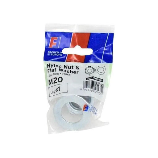 Forgefix Nyloc Nut & Washer M20 ForgePack 1