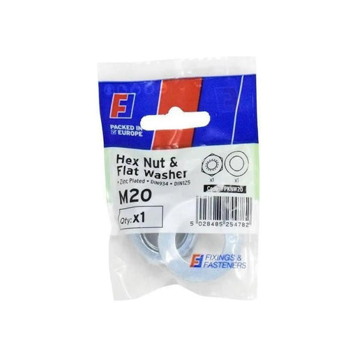 Forgefix Nut & Washer M20 ForgePack 1