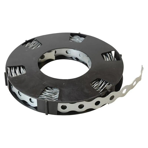 Forgefix Contractors Galvanised Fixing Band Medium Duty 17mm x 0.7 x 10m Box 1