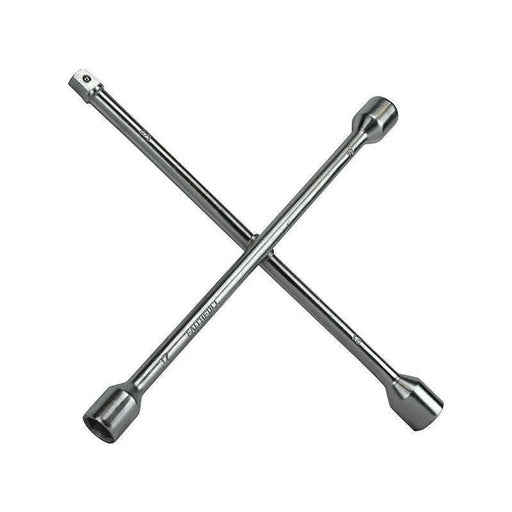 Faithfull 4-Way Wheel Brace Chrome Plated 14in