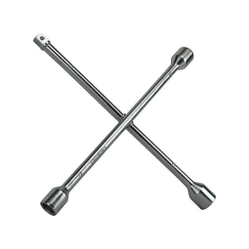 Faithfull 4-Way Wheel Brace Chrome Plated 14in
