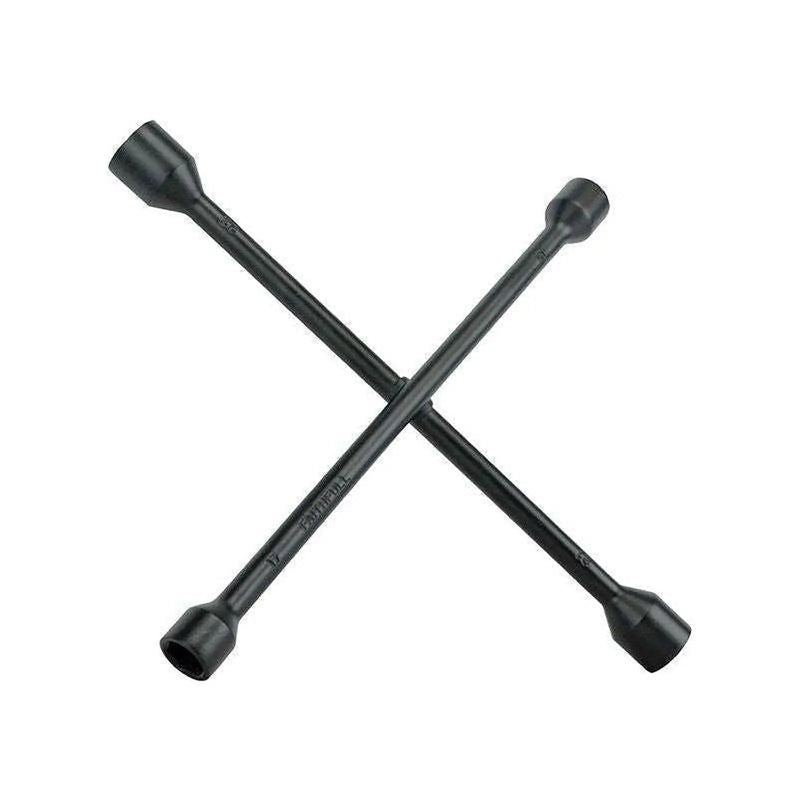 Faithfull 4-Way Wheel Brace Black Powder Coated 14in